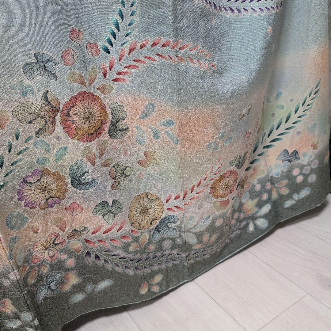 のんちゃん様[高級辻が花]薄水色系