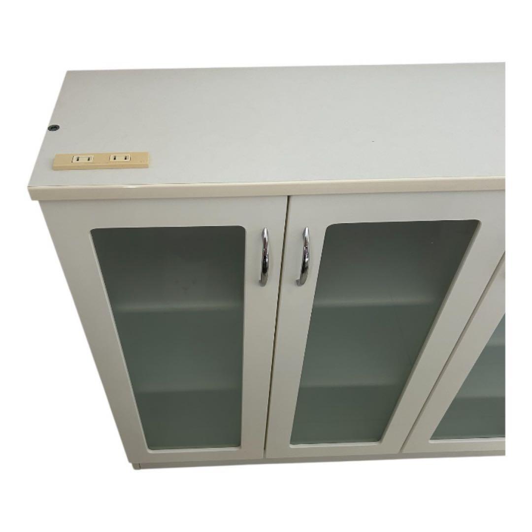 キャビネット ホワイト 白 カウンター下 収納 本棚 キッチン 引き出し 飾り棚