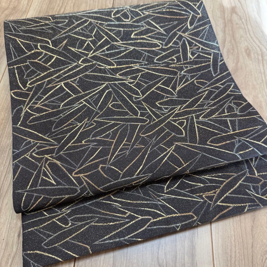 超美品　正絹　六通　袋帯　着物　和装　436 川島織物　金糸　銀糸