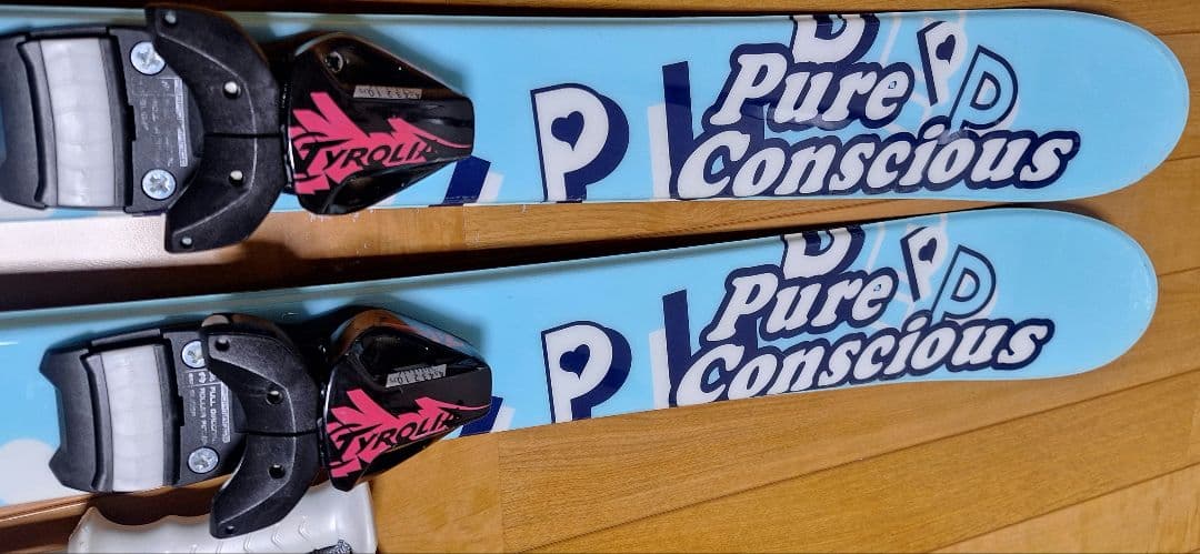 こんにちは　ジュニアスキー 110㎝ ４点セット