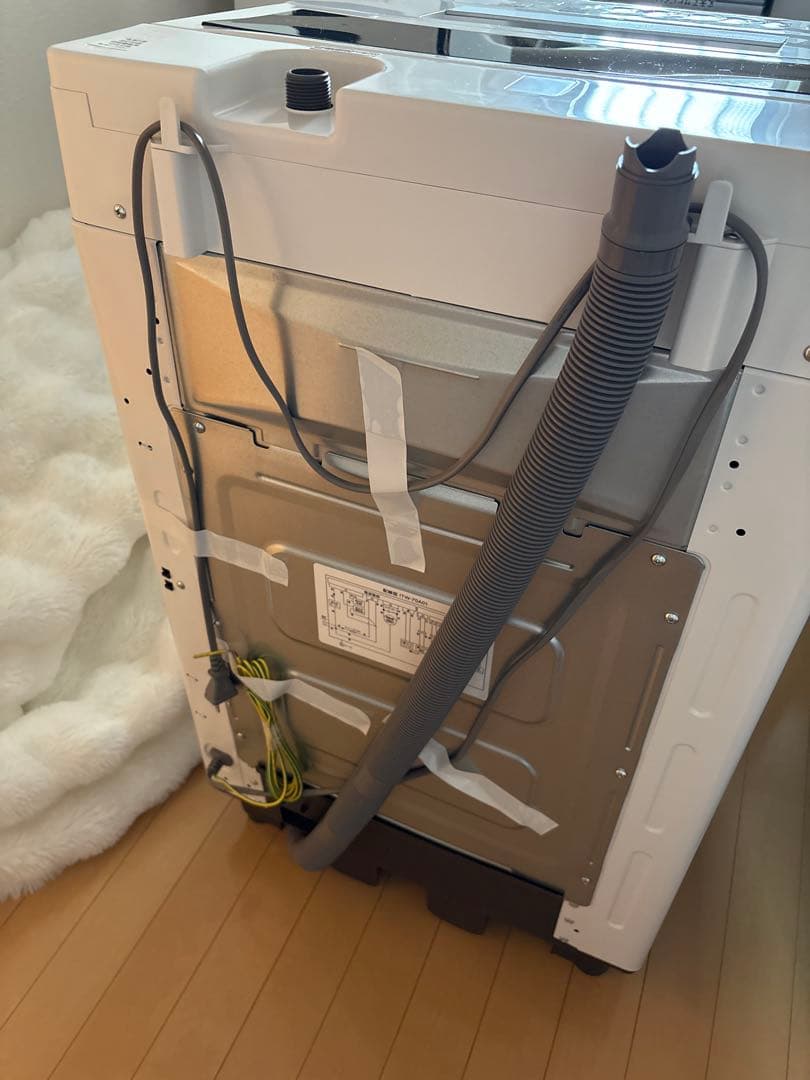 新品 アイリスオーヤマ 全自動洗濯機 ITW-70A01-W 7kg 保証書有