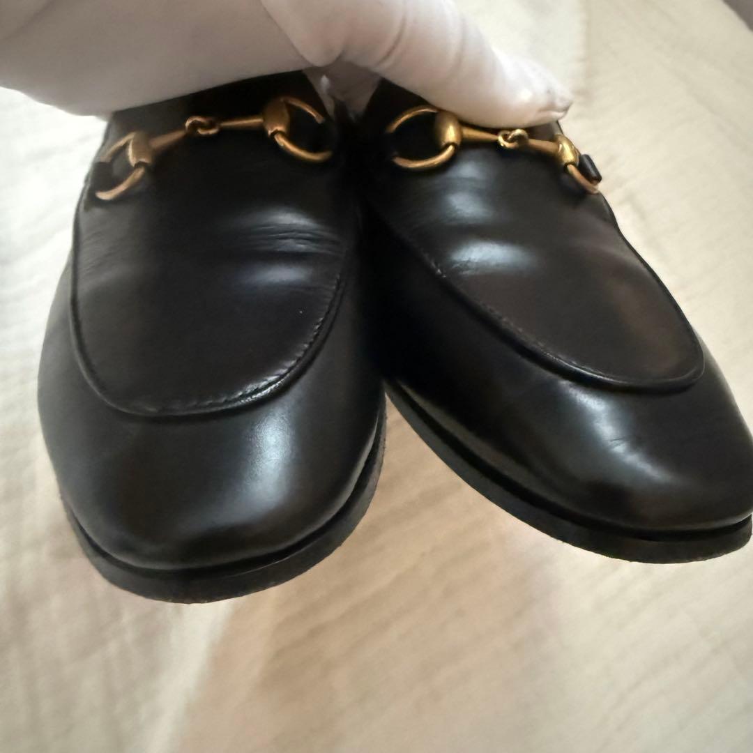 極美品☆GUCCI/ヨルダーン/ホースビットローファー/35