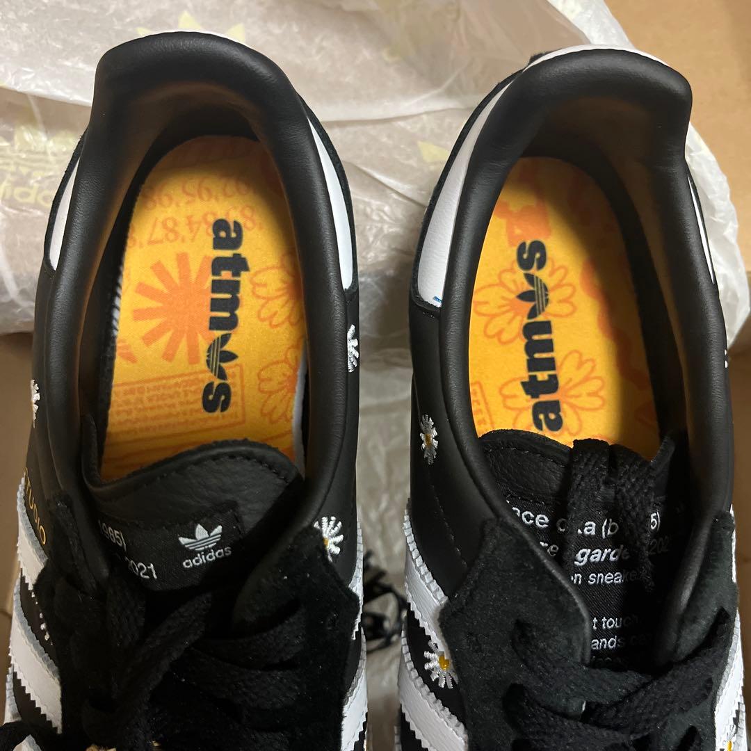 シューズ adidas x atmos face samba og
