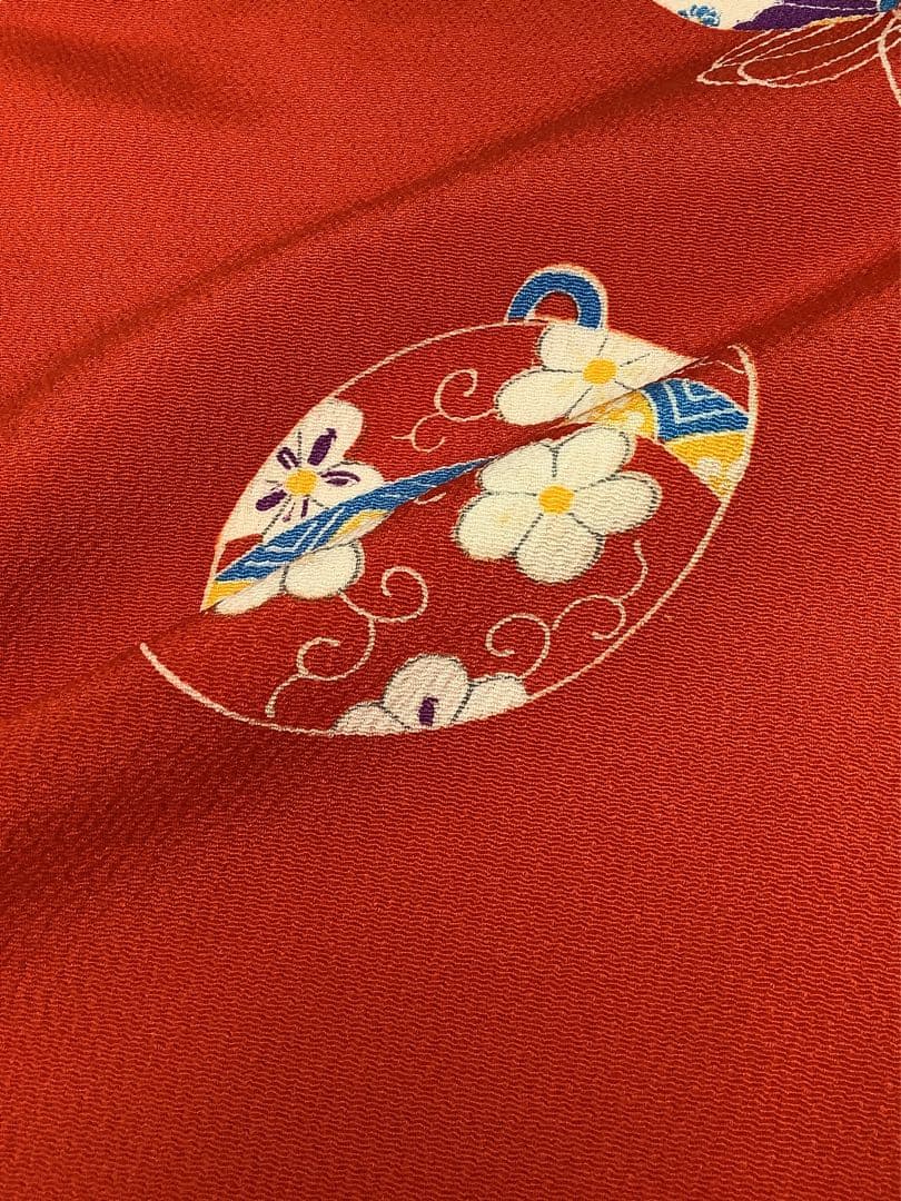 ◎mk-1253　七五三　女の子　7歳　着物・襦袢セット　1-16