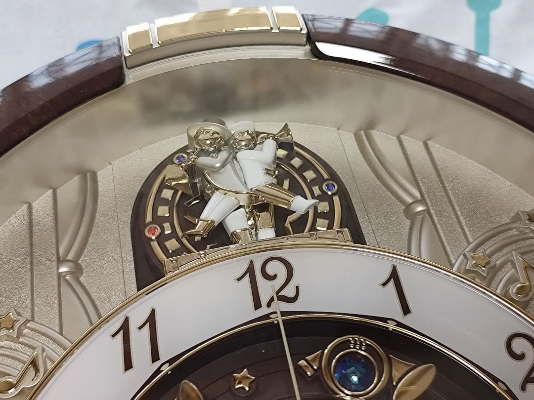 セイコー ウェーブシンフォニー からくり時計 メロディ時計 動作確認済み 電波