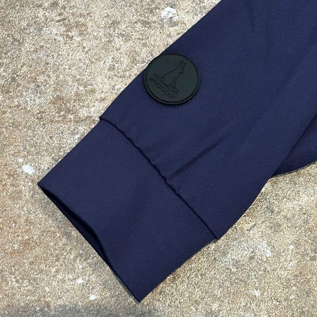 FR2 GOLF ワンピース　モックネック　長袖　ネイビー系