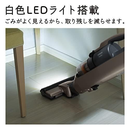 掃除機 コードレス スティッククリーナー シャンパンゴールド 自立構造 自走式