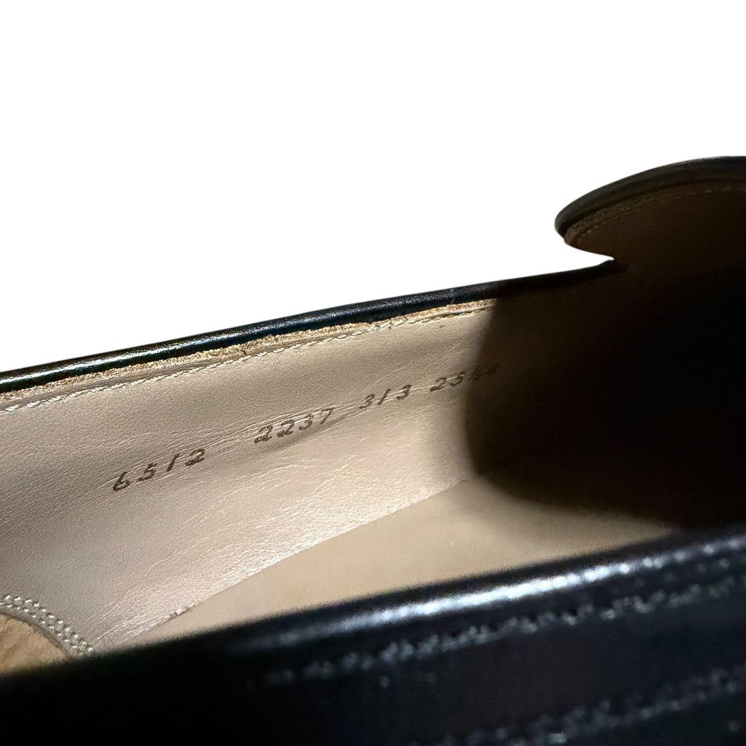 REGAL ウィングチップ メダリオン タッセルローファーブラック 25 1/2