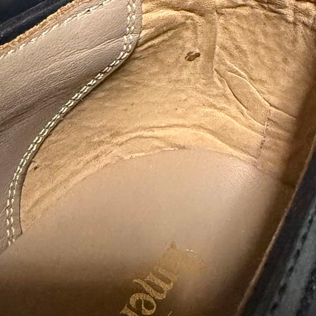 REGAL ウィングチップ メダリオン タッセルローファーブラック 25 1/2