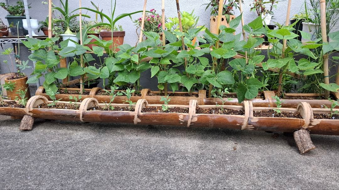 竹製プランターボックス