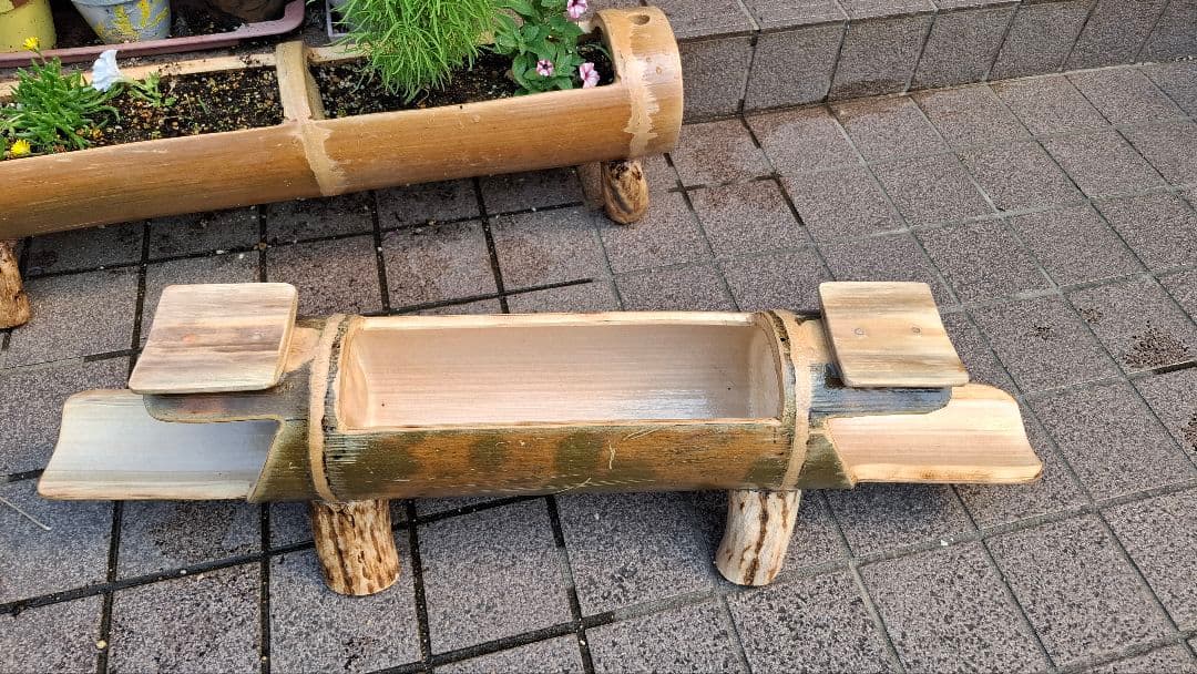 竹製プランターボックス