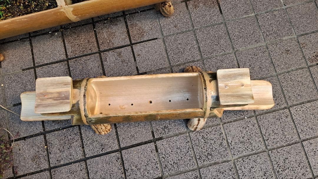 竹製プランターボックス