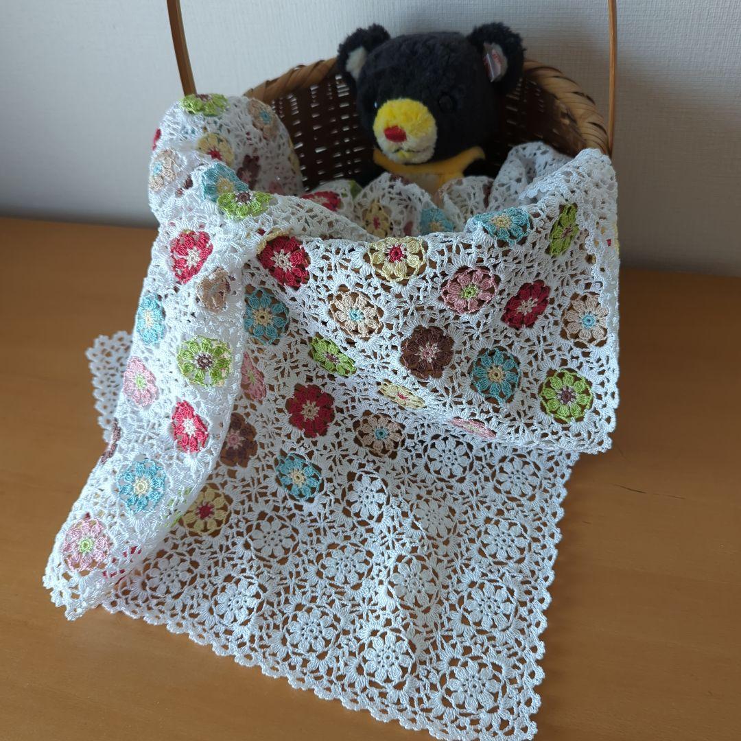 がちさま専用　マルチカバー　レース編み