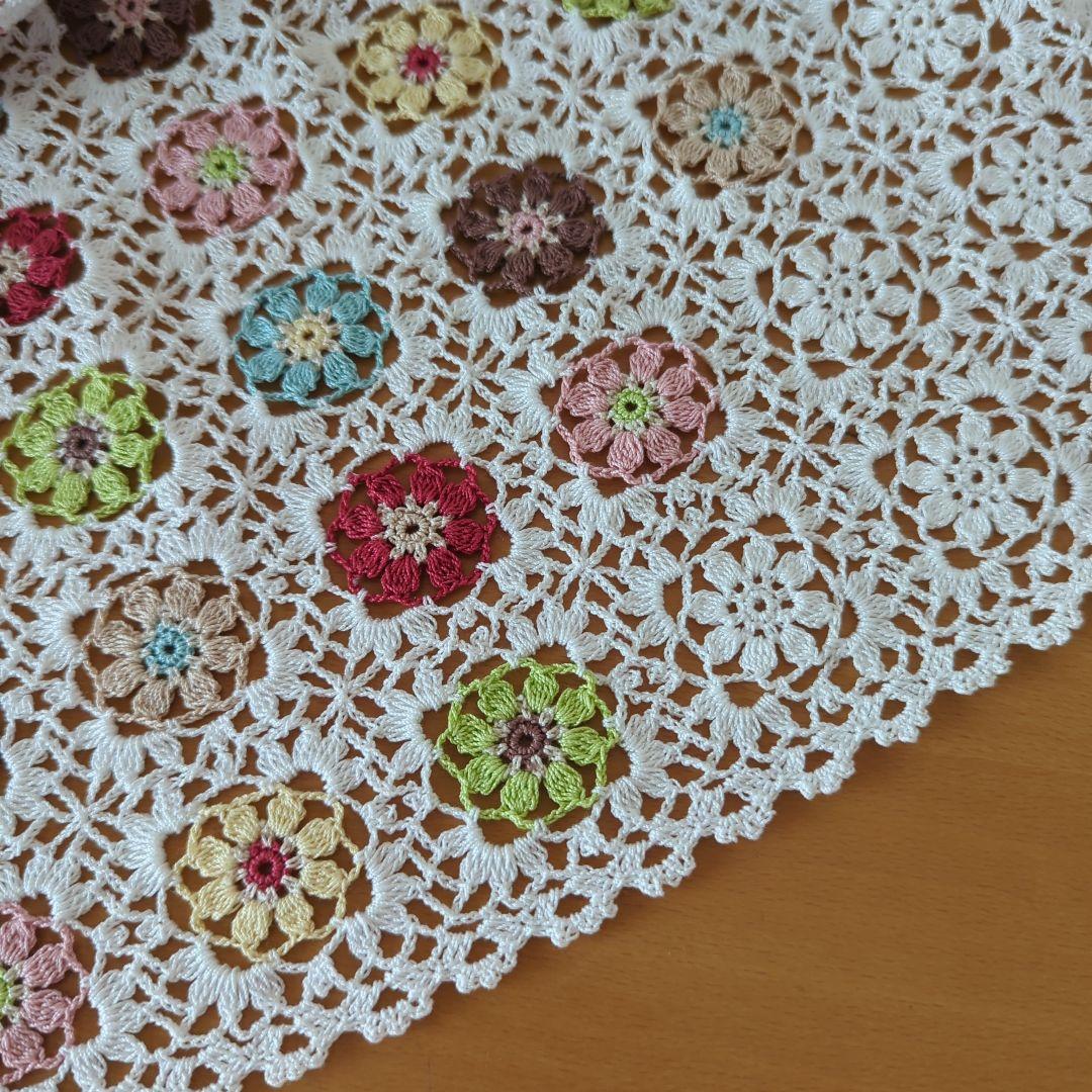 がちさま専用　マルチカバー　レース編み