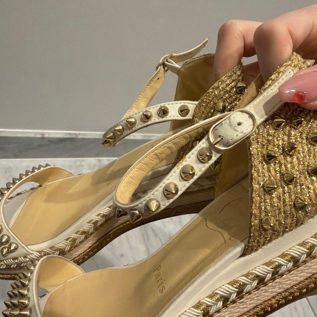 クリスチャンルブタン サンダル 38