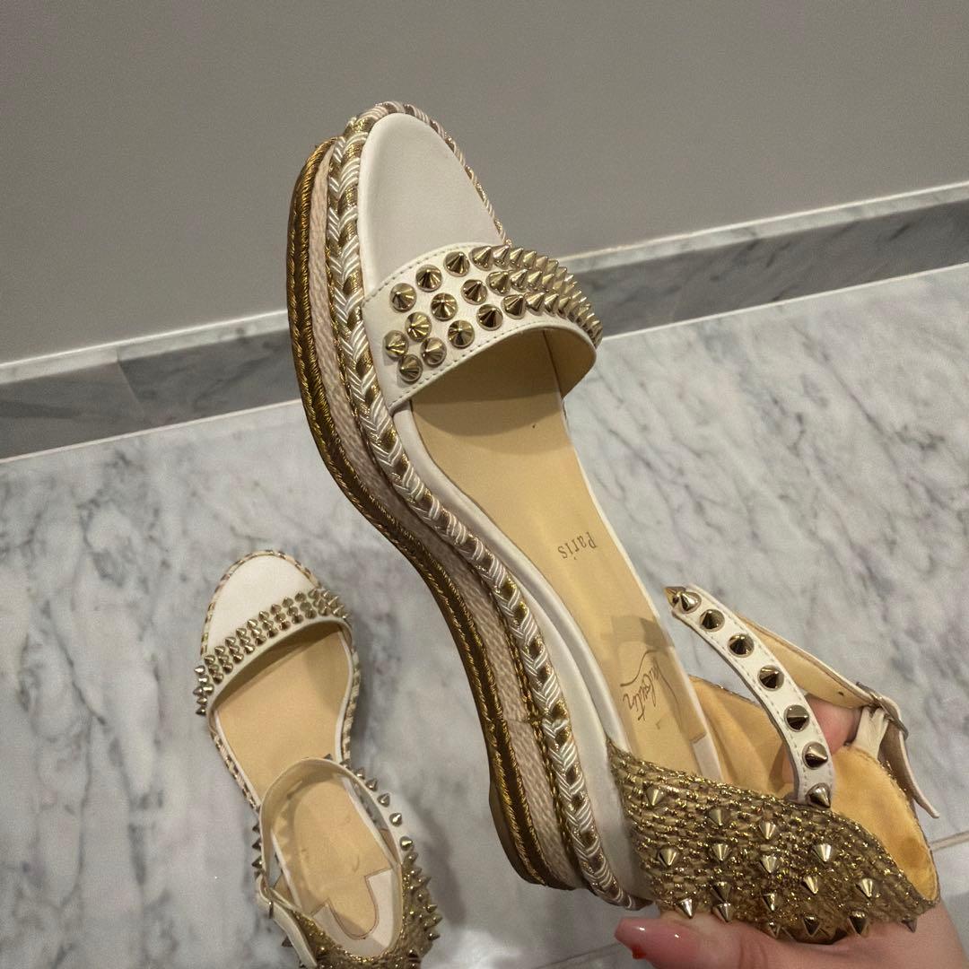 クリスチャンルブタン サンダル 38