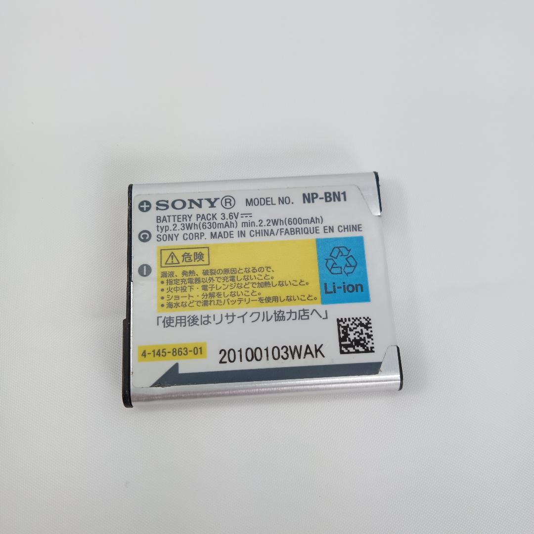 SONY サイバーショット DSC-W380 シルバー バッテリー付 ジャンク