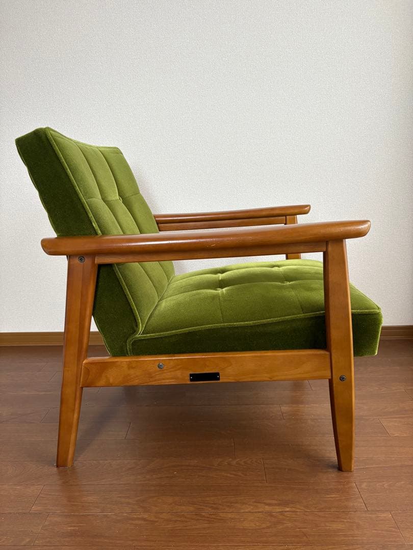 カリモク60 Kチェアー モケットグリーン