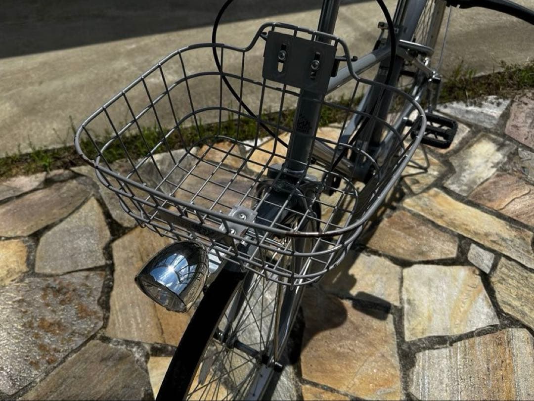 【直接引取り福井】　アサヒ　子供用自転車　24インチ　グレー