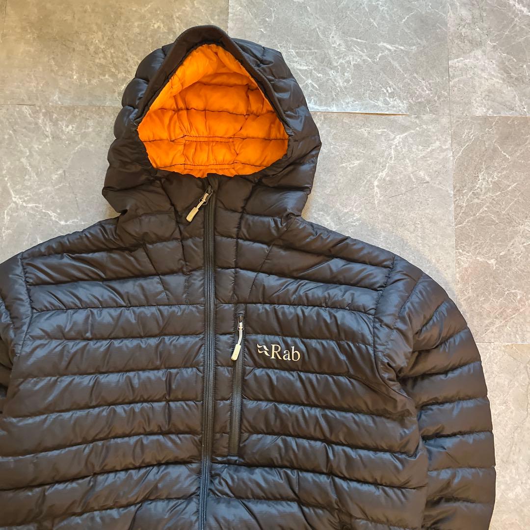 【専用❗️】極暖！Rab ダウンジャケット　グレー　オレンジ　L 超希少❗️