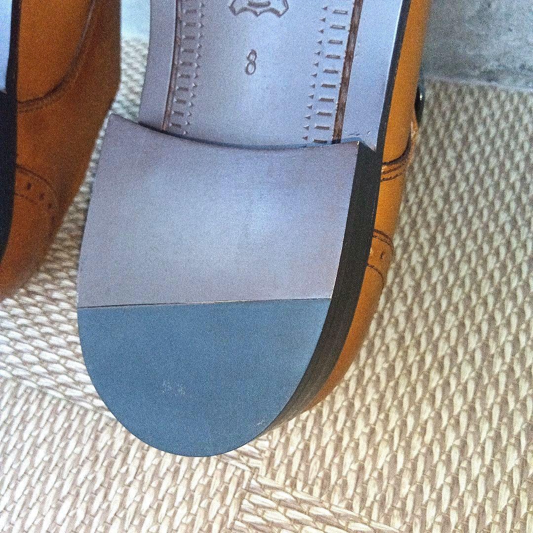 BANANA REPUBLICストレートチップ ダブルモンクストラップ 8 茶