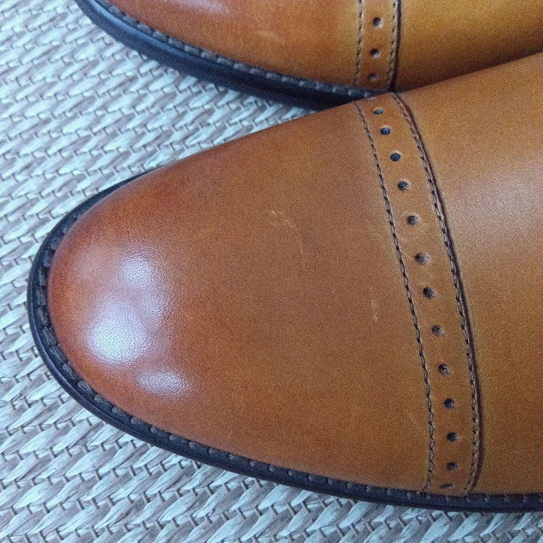 BANANA REPUBLICストレートチップ ダブルモンクストラップ 8 茶