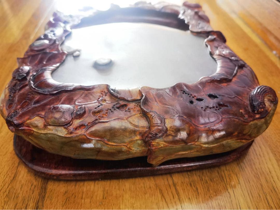 端渓硯　石眼　特大