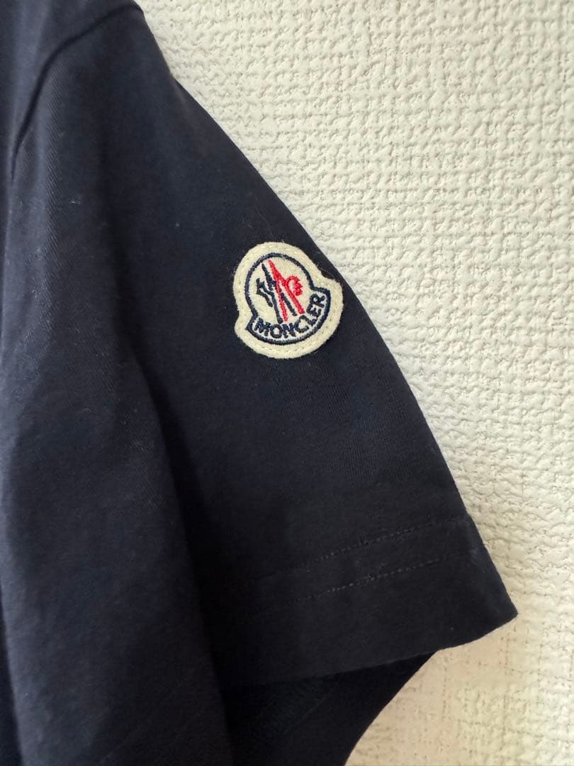 モンクレール　10A 半袖Tシャツ　ネイビー