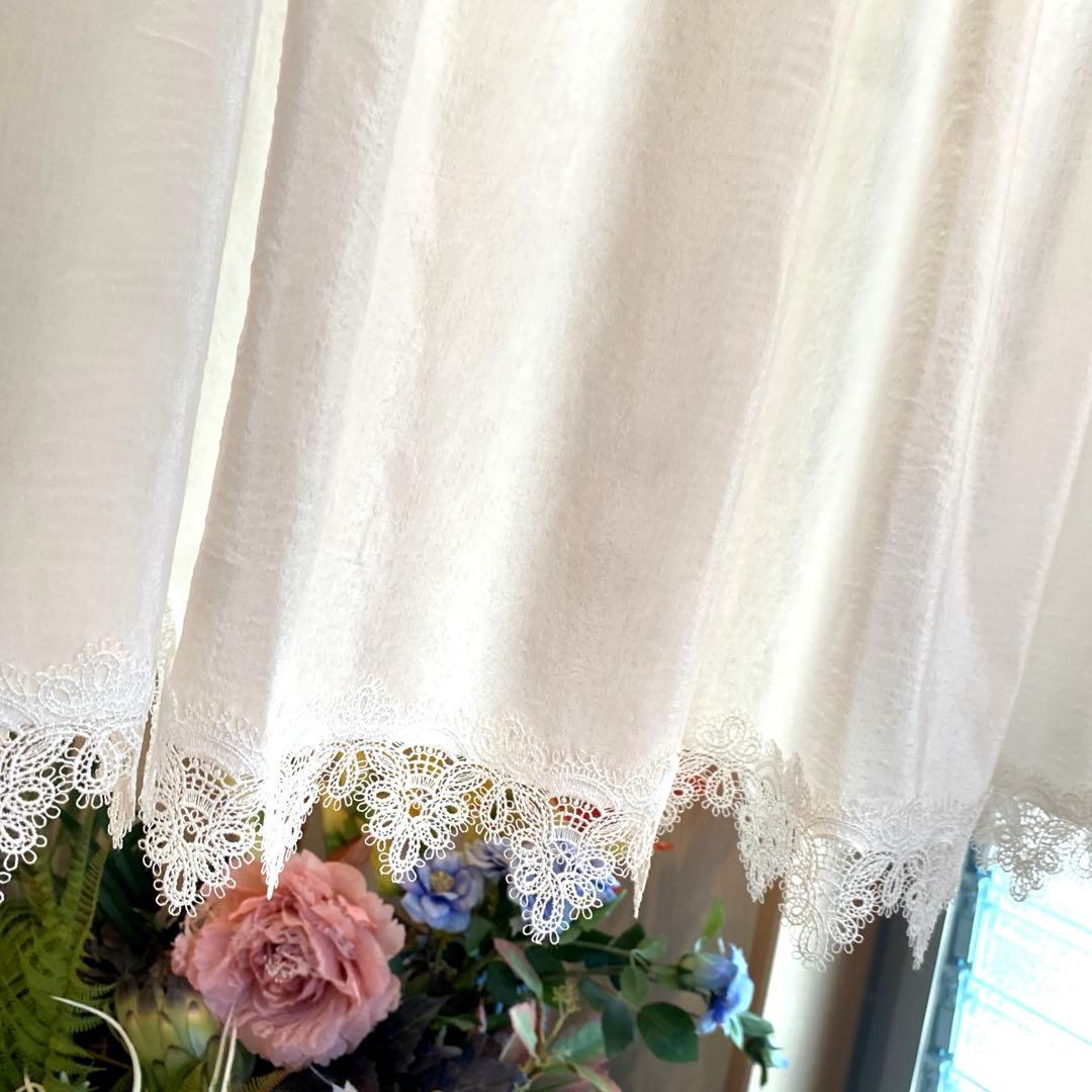 カフェカーテン✿❛りのまま❜レース✩.*˚ハンドメイド*:..。♡*゜