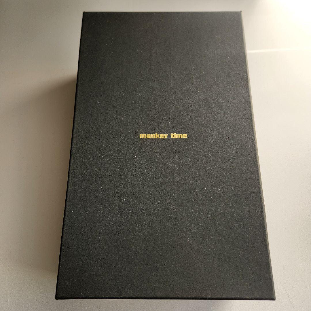 monkey time タッセル付きローファー 黒