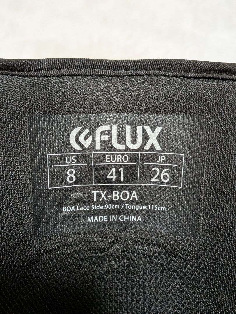 FLUX スノーボードブーツ 26cm TX-BOA 黒 ブラック