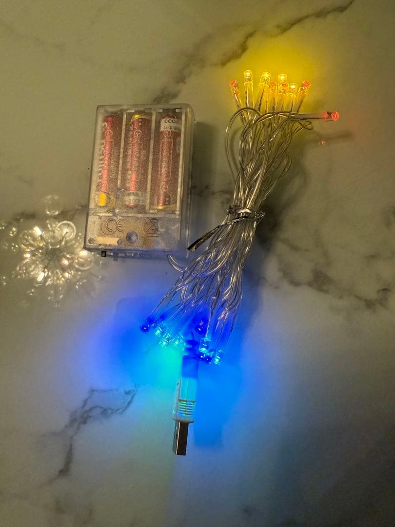 ホワイトクリスマスツリーセット　120cm