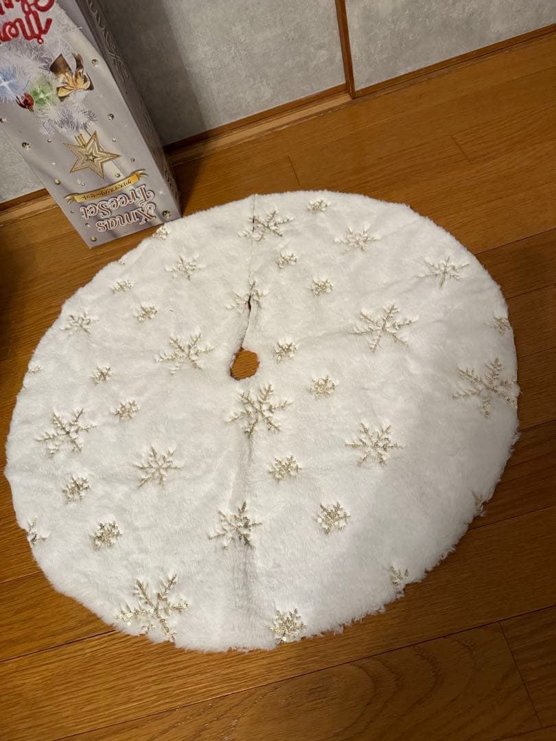 ホワイトクリスマスツリーセット　120cm