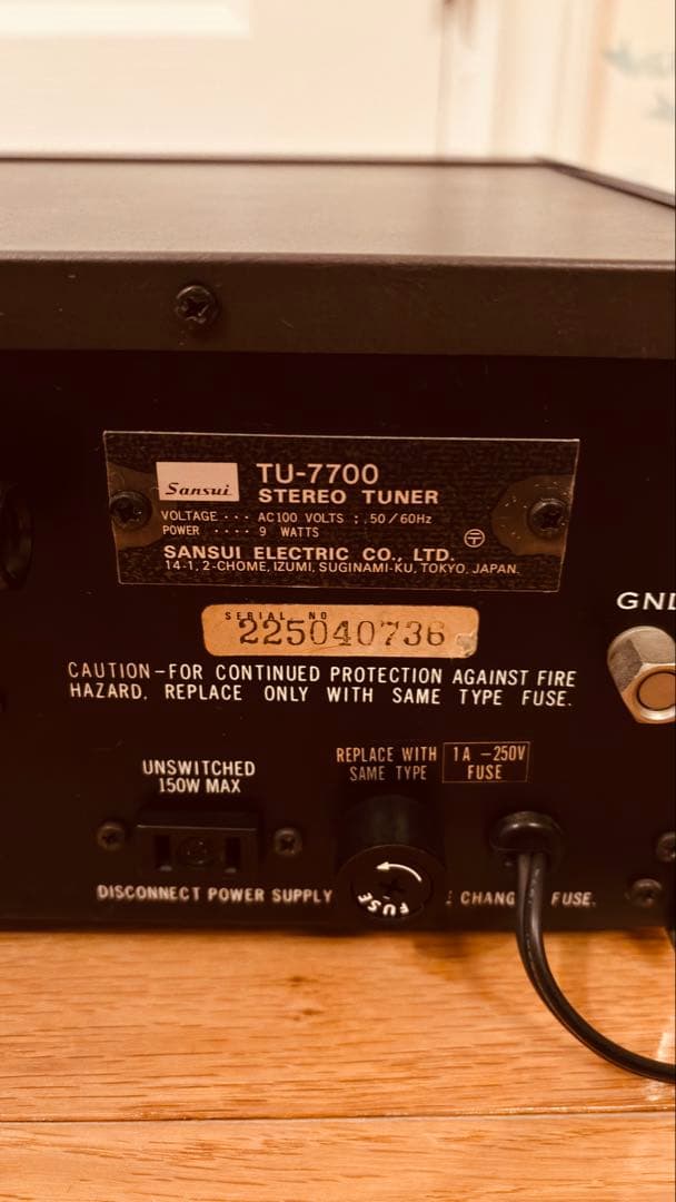 価格応相談★SANSUI TU-7700 チューナー
