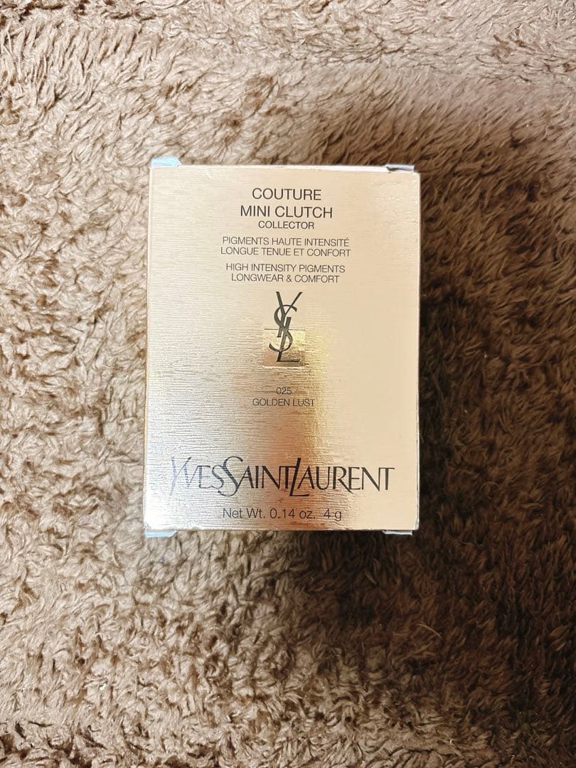 YSL クチュール ミニクラッチ コレクター ゴールデンラスト