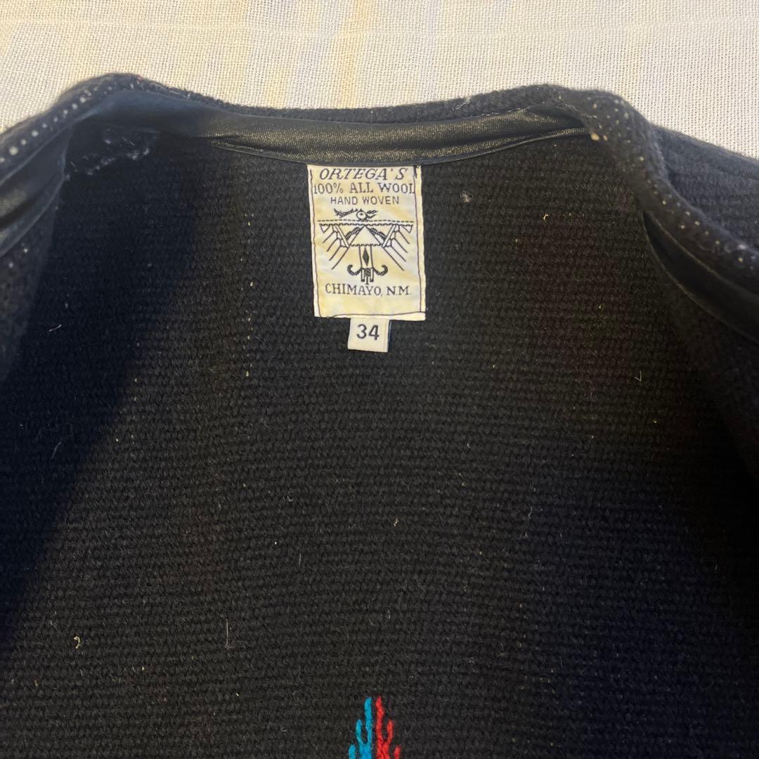 ORTEGA'S CHIMAYO オルテガ　チマヨベスト　ウールベスト 34