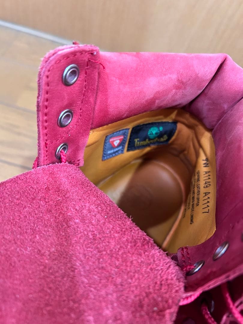 廃盤品　ティンバーランド レッド 赤　ブーツ　27㎝