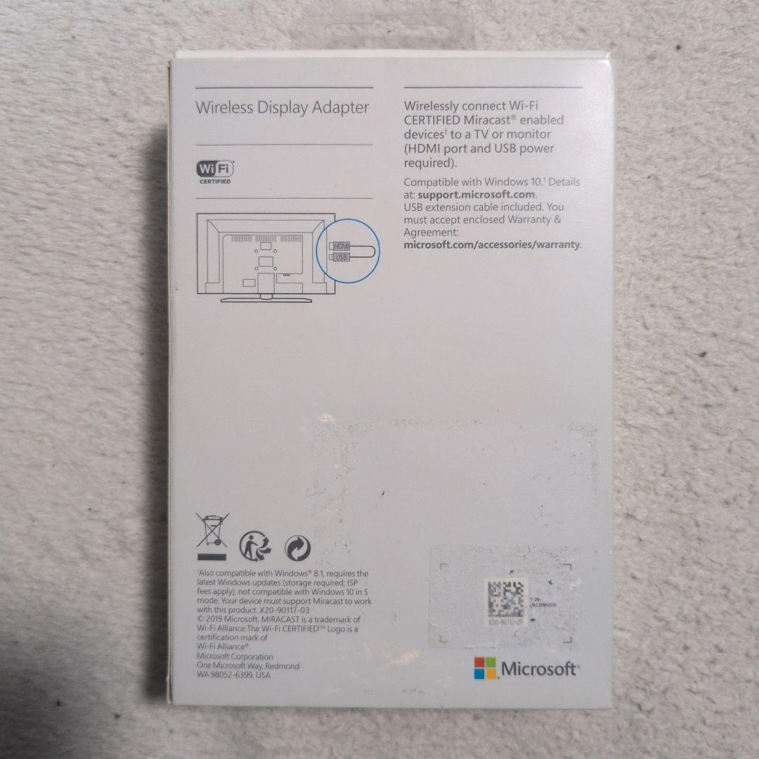 マイクロソフト ワイヤレス ディスプレイ アダプター