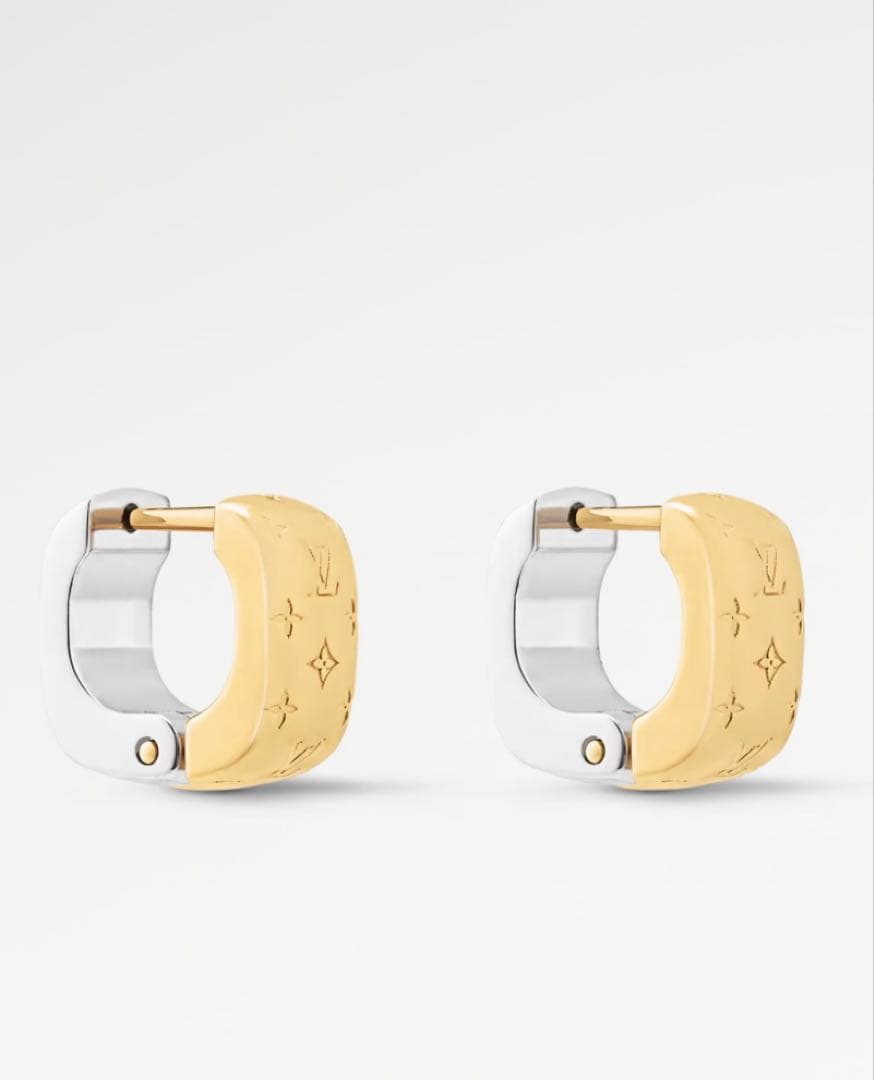 【片耳1個のみ・美品】ルイヴィトン　ブックルドレイユ　ナノグラム　ピアス