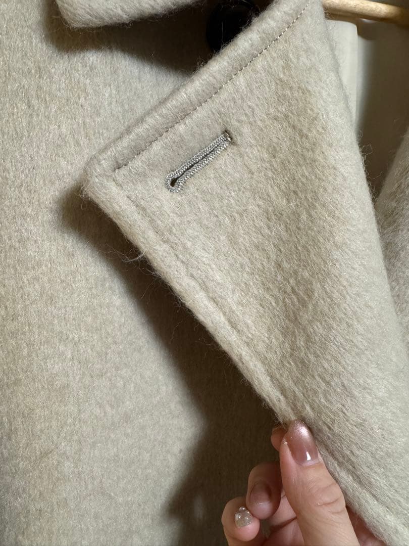 完売　SALE定価4万　アルシーヴ　シャギーピーコート 38