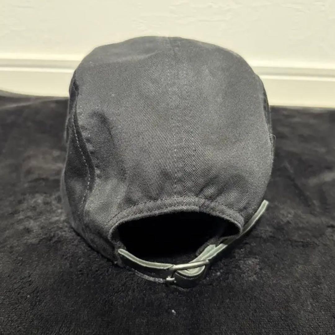 Supreme washed chino twill camp cap ブラック