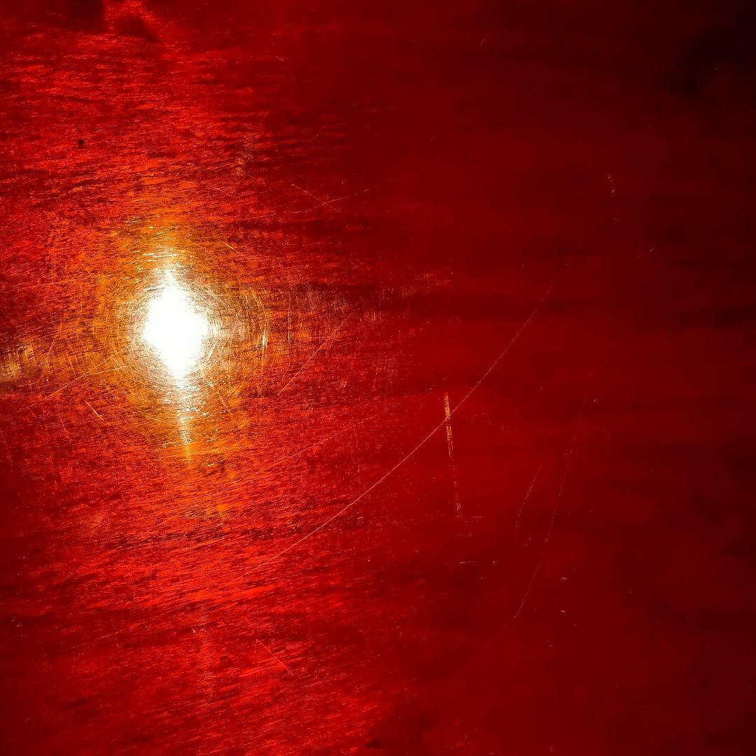 彫刻装飾付き　ダークブラウン　座卓(座敷机)