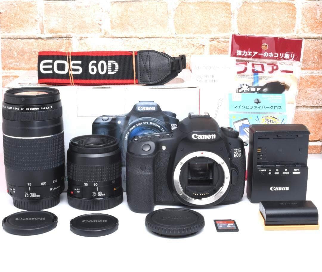 超望遠レンズ✨Canon EOS 60D✨ダブルレンズセット✨高画質