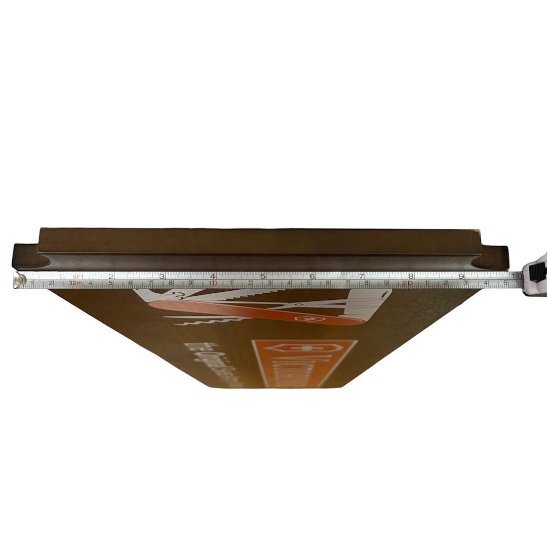 看板 木製Victorinox スイスアーミーナイフ 木製サイン 吊り下げ 両面