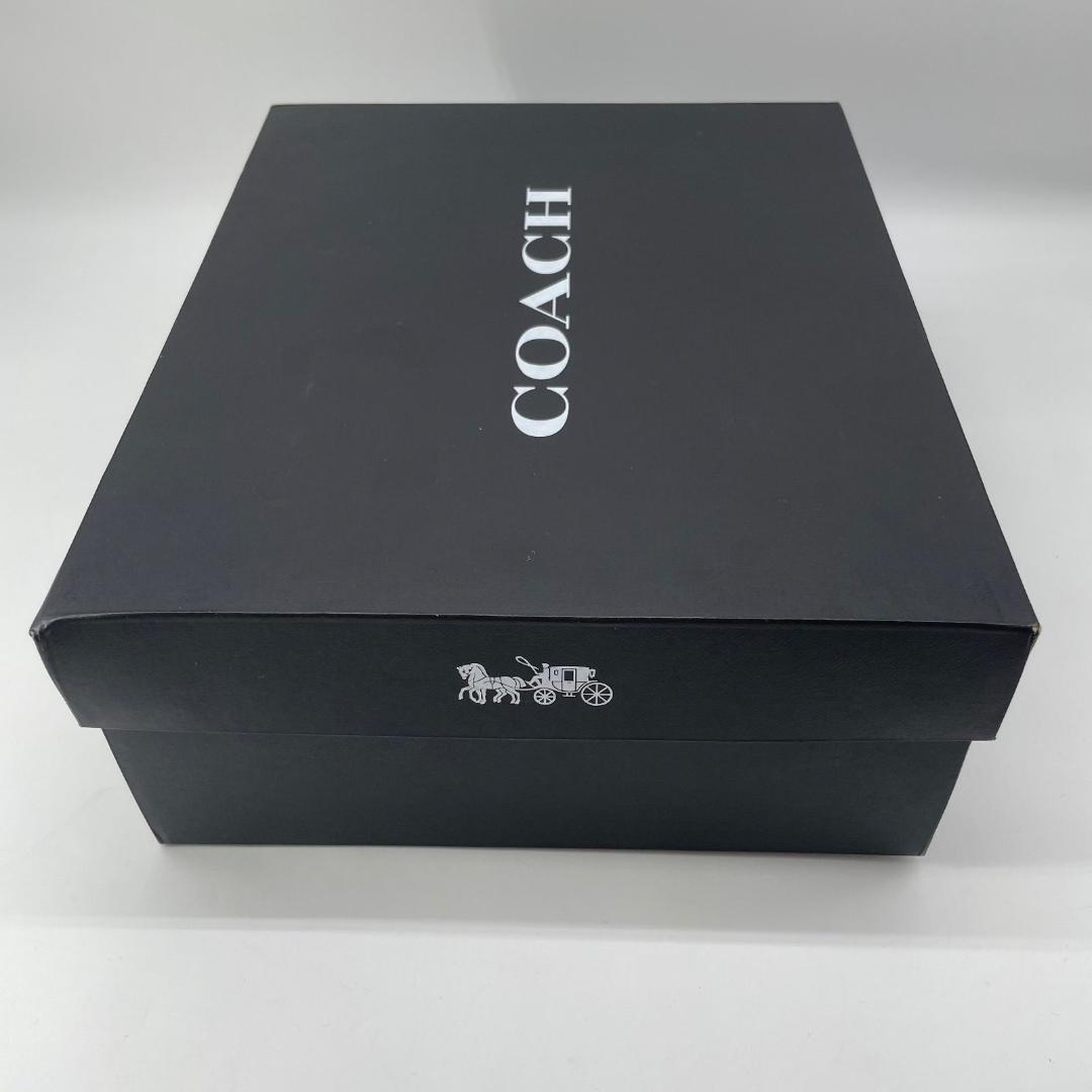 17113✨新品✨COACH ビジュー ショート サイドゴアブーツ 黒 レザー