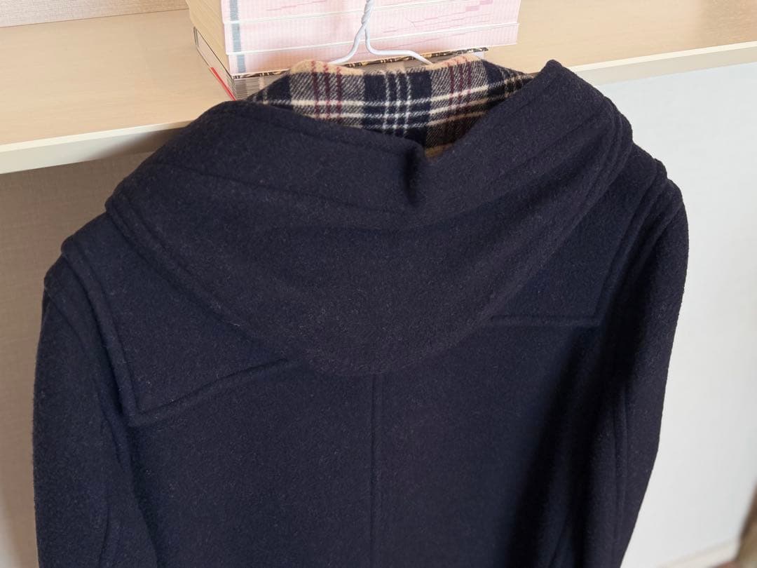 Ｊ.PRESS ネイビー ダッフルコート M フード付き