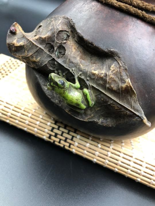 時代古瓢箪 時代提げ物 酒器 煎茶飾 置物 蓋物 工芸品 中国古玩骨董