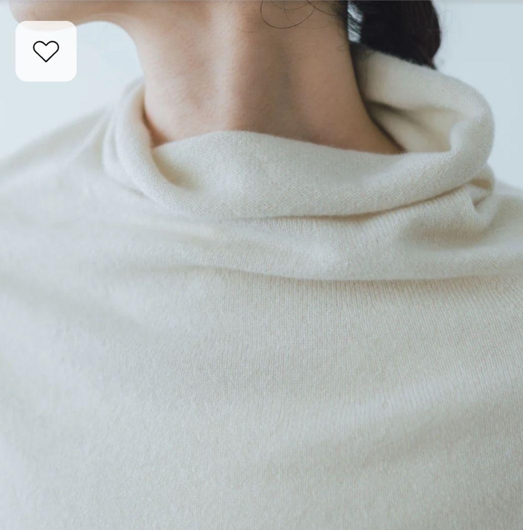 evam eva カシミアスヌード　キナリ