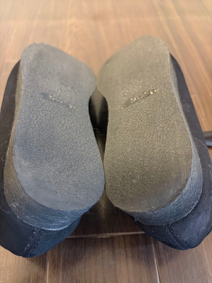 クラークス ワラビー ブラック 25cm