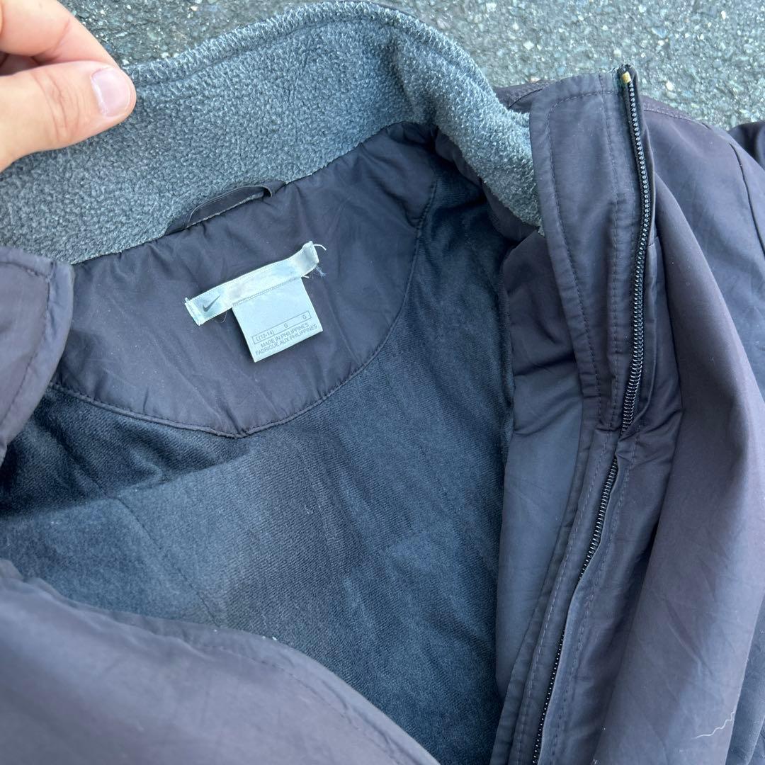 ソリッド Wファスナー 海外規格 NIKE 中綿ジャケット 2001年製